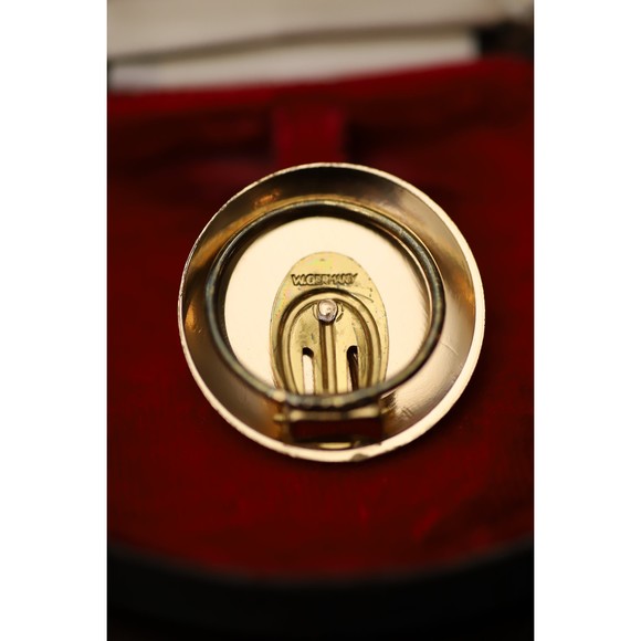 1960s Vintage Gold Scarf Clip Western Germany - Picture 2 of 5